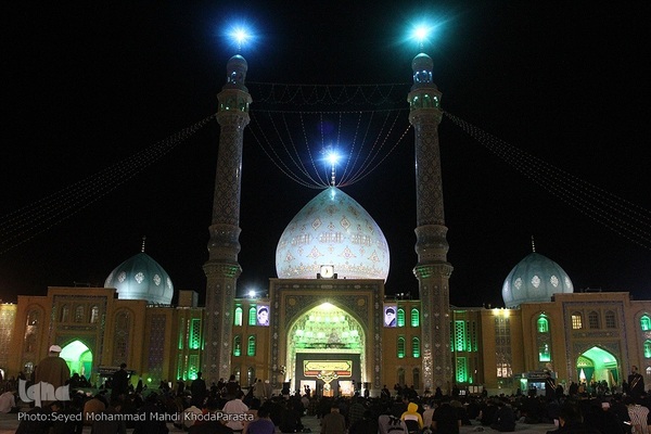 مراسم احیای شب نوزدهم ماه مبارک رمضان در مسجد مقدس جمکران قم