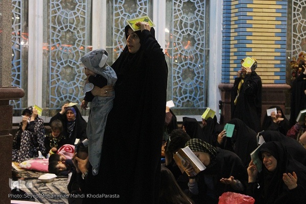 مراسم احیای شب نوزدهم ماه مبارک رمضان در مسجد مقدس جمکران قم