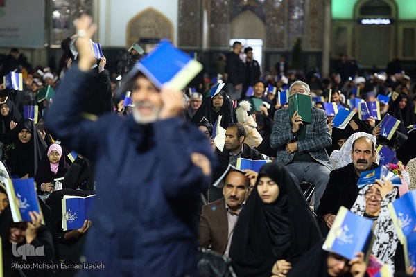 مراسم احیای شب نوزدهم ماه مبارک رمضان در حرم منور رضوی