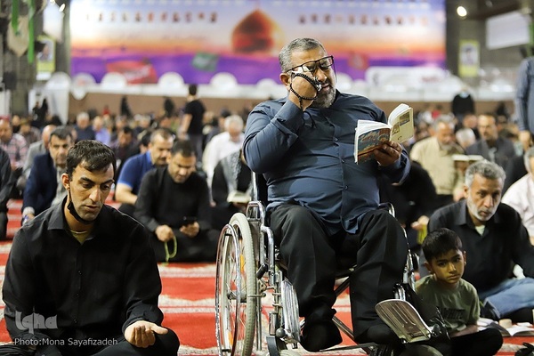 مراسم احیای شب نوزدهم ماه مبارک رمضان در مصلی اهواز