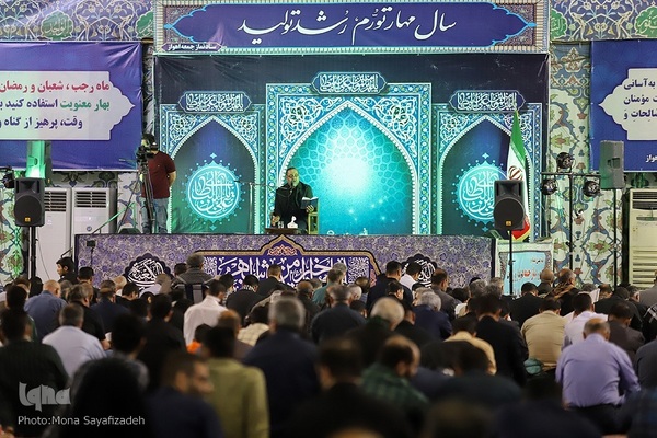 مراسم احیای شب نوزدهم ماه مبارک رمضان در مصلی اهواز