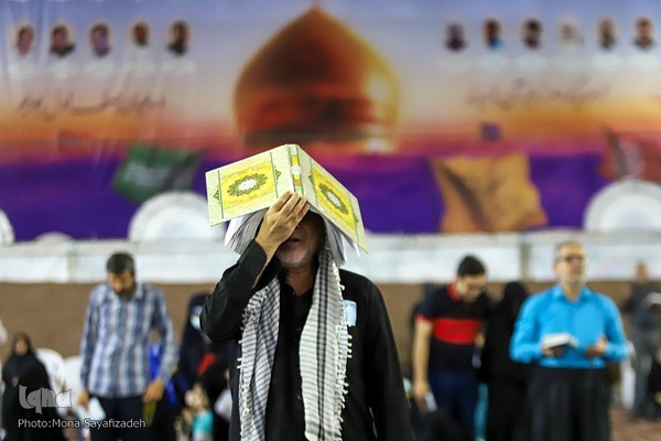 مراسم احیای شب نوزدهم ماه مبارک رمضان در مصلی اهواز