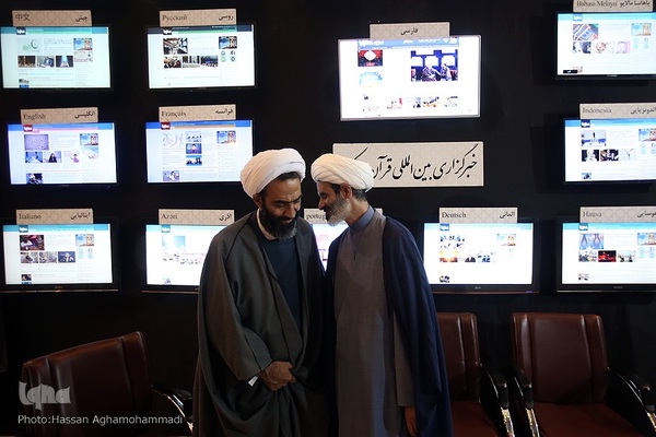 غرفه ایکنا در دهمین شب از نمایشگاه بین‌المللی قرآن کریم 