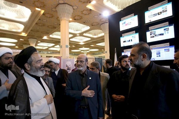 غرفه ایکنا در دهمین شب از نمایشگاه بین‌المللی قرآن کریم 