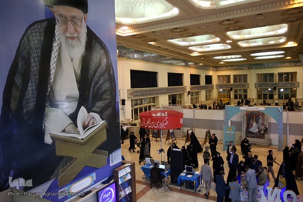 غرفه ایکنا در دهمین شب از نمایشگاه بین‌المللی قرآن کریم 