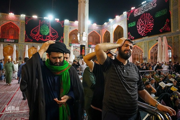 احیا در حرم امام علی‎‎