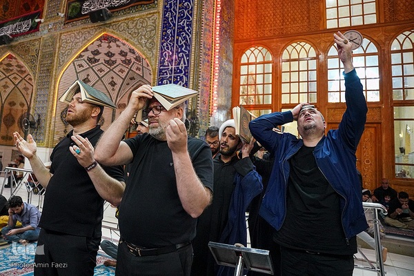 احیا در حرم امام علی‎‎