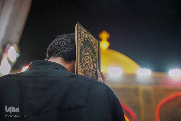 احیا در حرم امام علی‎‎