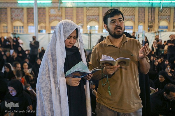 احیای شب ۲۱ رمضان در حرم حضرت عبدالعظیم حسنی(ع)