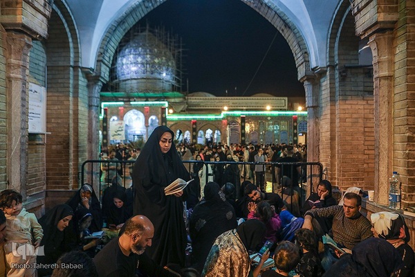 احیای شب ۲۱ رمضان در حرم حضرت عبدالعظیم حسنی(ع)
