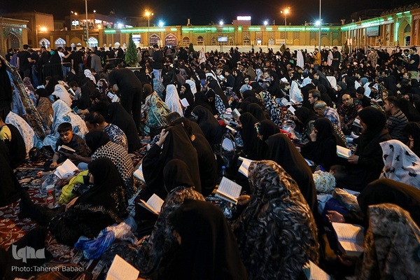 احیای شب ۲۱ رمضان در حرم حضرت عبدالعظیم حسنی(ع)