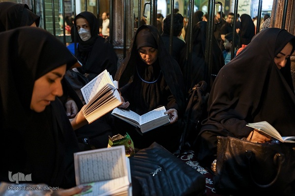 احیای شب ۲۱ رمضان در حرم حضرت عبدالعظیم حسنی(ع)