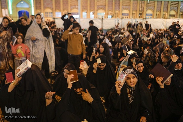 احیای شب ۲۱ رمضان در حرم حضرت عبدالعظیم حسنی(ع)