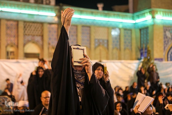 احیای شب ۲۱ رمضان در حرم حضرت عبدالعظیم حسنی(ع)