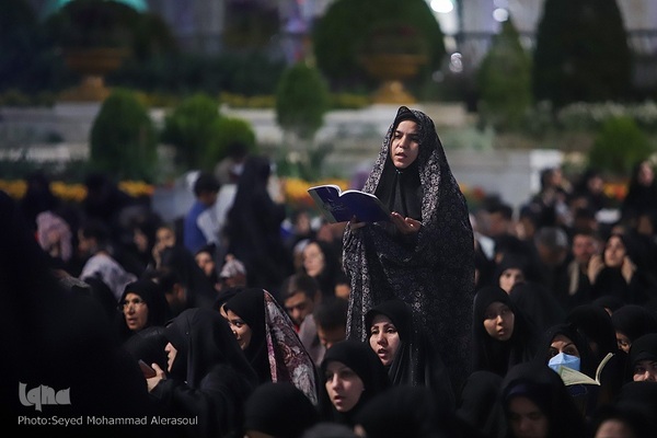 مراسم احیای شب بیست‌ویکم ماه مبارک رمضان در حرم مطهر رضوی