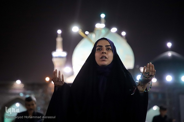مراسم احیای شب بیست‌ویکم ماه مبارک رمضان در حرم مطهر رضوی