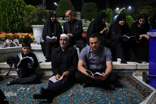 مراسم احیای شب بیست‌ویکم ماه مبارک رمضان در حرم مطهر رضوی