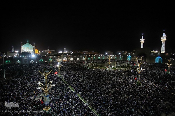 مراسم احیای شب بیست‌ویکم ماه مبارک رمضان در حرم مطهر رضوی