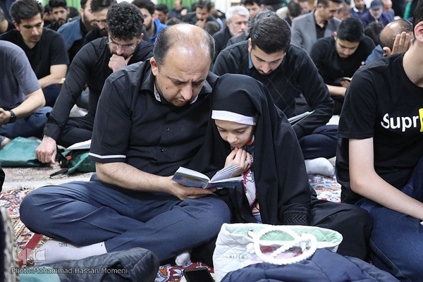 مراسم احیای شب ۲۱ رمضان در حرم امامزاده عبدالله (ع) و حسینیه گلزار شهدای همدان