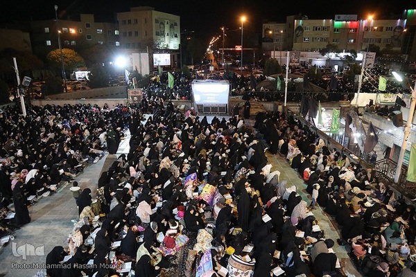 مراسم احیای شب ۲۱ رمضان در حرم امامزاده عبدالله (ع) و حسینیه گلزار شهدای همدان