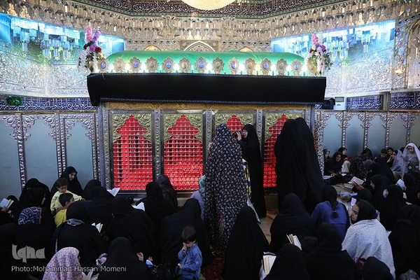 مراسم احیای شب ۲۱ رمضان در حرم امامزاده عبدالله (ع) و حسینیه گلزار شهدای همدان