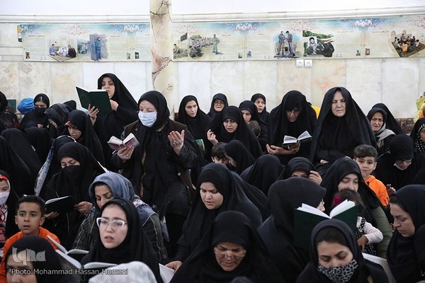 مراسم احیای شب ۲۱ رمضان در حرم امامزاده عبدالله (ع) و حسینیه گلزار شهدای همدان