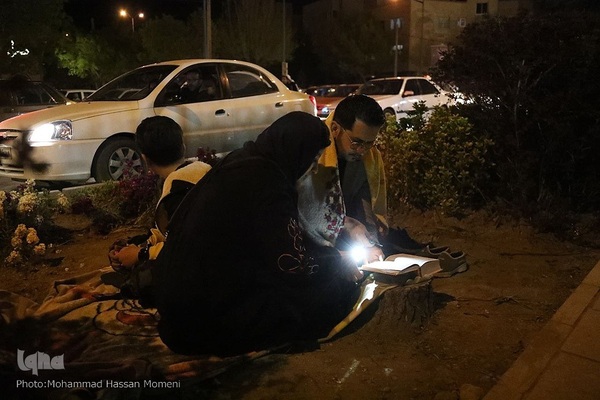 مراسم احیای شب ۲۱ رمضان در حرم امامزاده عبدالله (ع) و حسینیه گلزار شهدای همدان