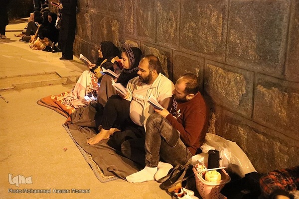 مراسم احیای شب ۲۱ رمضان در حرم امامزاده عبدالله (ع) و حسینیه گلزار شهدای همدان