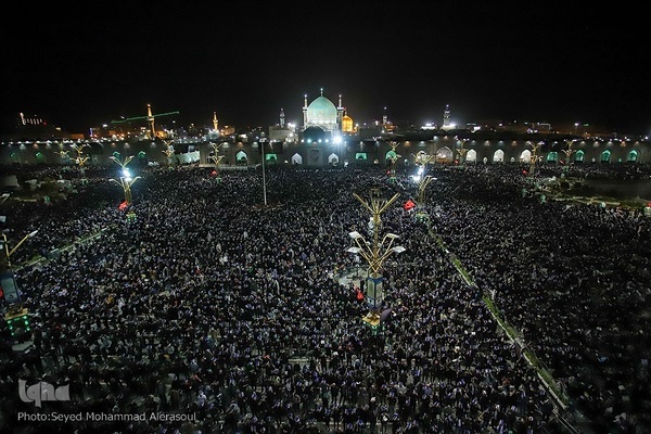 مراسم احیای شب بیست‌ و یکم ماه مبارک رمضان در حرم مطهر رضوی 