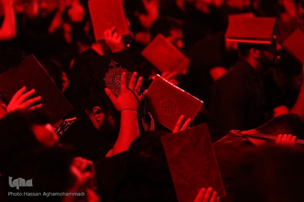 مراسم احیای شب ۲۳ ماه مبارک رمضان در مسجد امام صادق (ع) میدان فلسطین