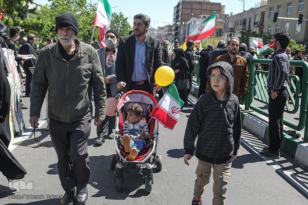 راهپیمایی روز قدس در تهران