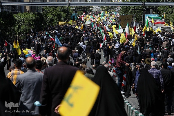 راهپیمایی روز قدس در تهران