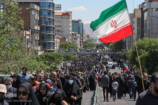 راهپیمایی روز قدس در تهران