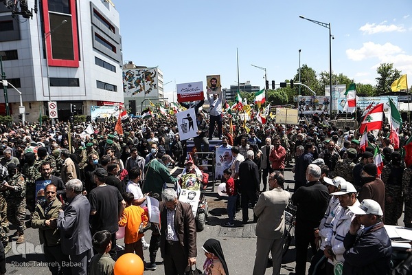 راهپیمایی روز قدس در تهران
