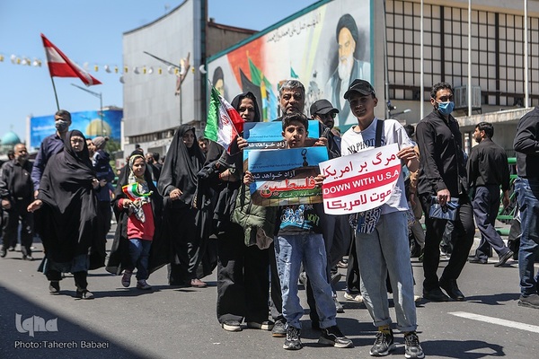 راهپیمایی روز قدس در تهران