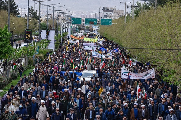 راهپیمایی روز قدس در بجنورد