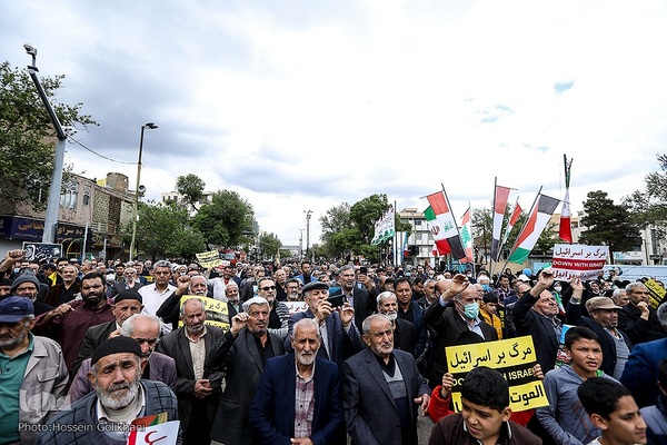 راهپیمایی روز قدس در قزوین