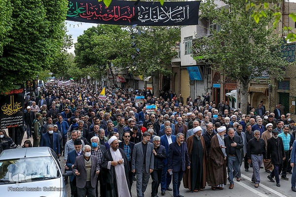 راهپیمایی روز قدس در قزوین