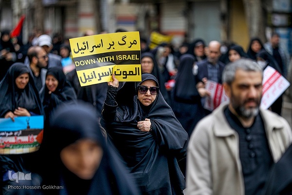 راهپیمایی روز قدس در قزوین