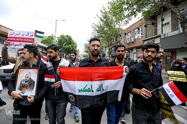 راهپیمایی روز قدس در قزوین