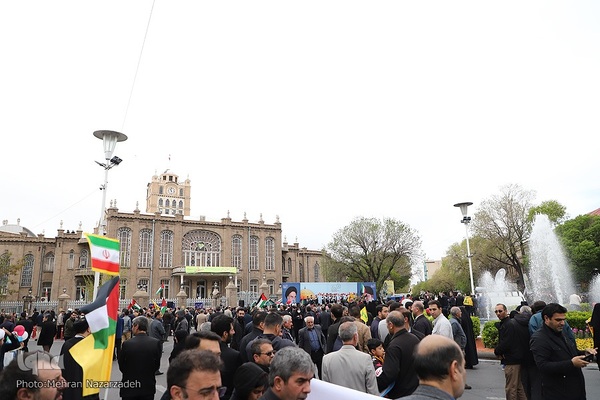 راهپیمایی روز قدس در تبریز‎