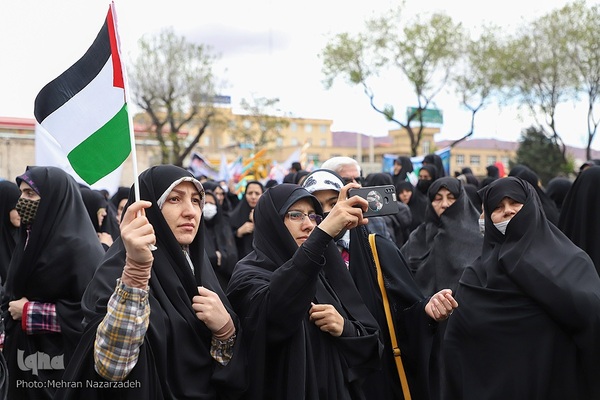 راهپیمایی روز قدس در تبریز‎