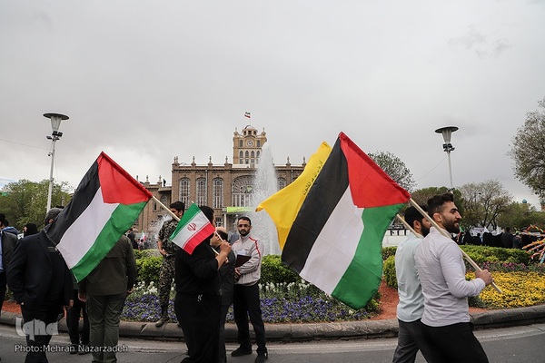 راهپیمایی روز قدس در تبریز‎
