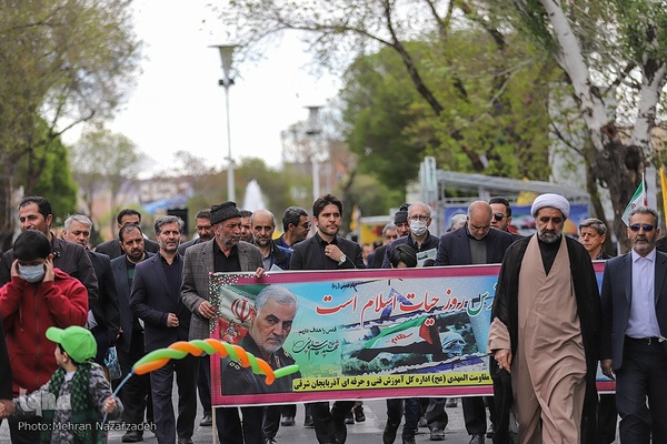 راهپیمایی روز قدس در تبریز‎