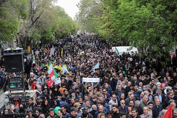 راهپیمایی روز قدس در تبریز‎