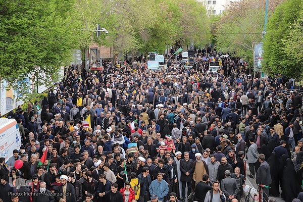 راهپیمایی روز قدس در تبریز‎