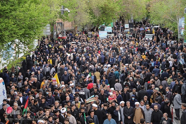 راهپیمایی روز قدس در تبریز‎