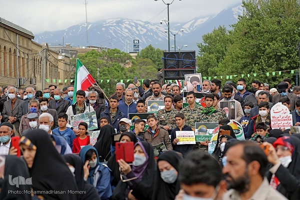 راهپیمایی روز قدس همدان