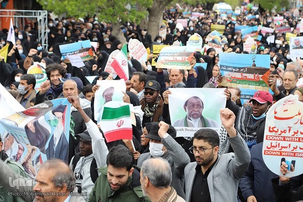 راهپیمایی روز قدس همدان