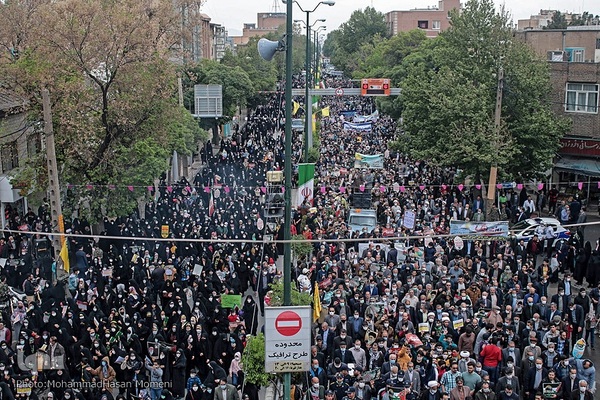 راهپیمایی روز قدس همدان